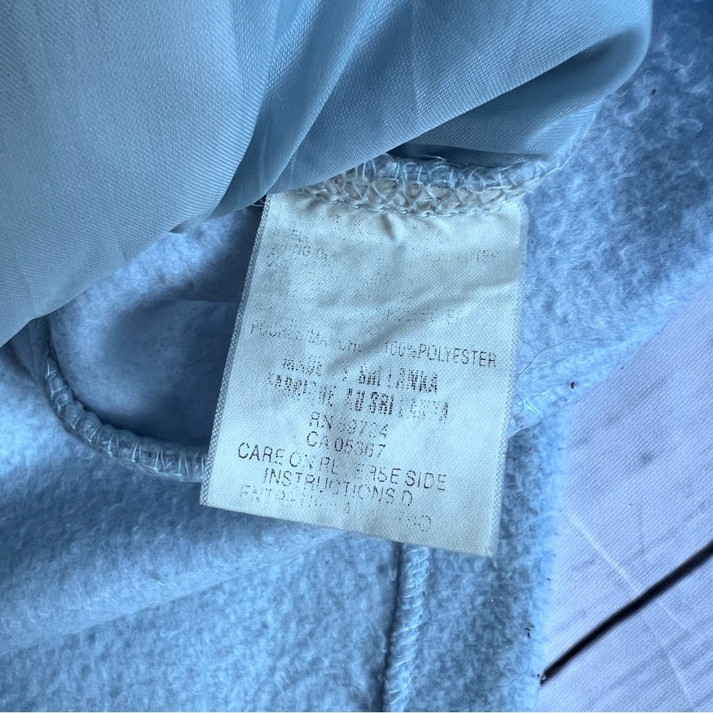 Columbia women’s Full Zip Fleece Jacket in Light Blue - SZ: Medium - Picture 7 of 8